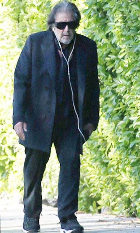 Al Pacino, 82, looks downcast as actor steps out in rare appearance for power walk | Celebrity ...