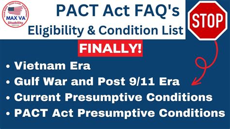 VA PACT Act UPDATE - Eligibility and Complete List of Presumptive ...