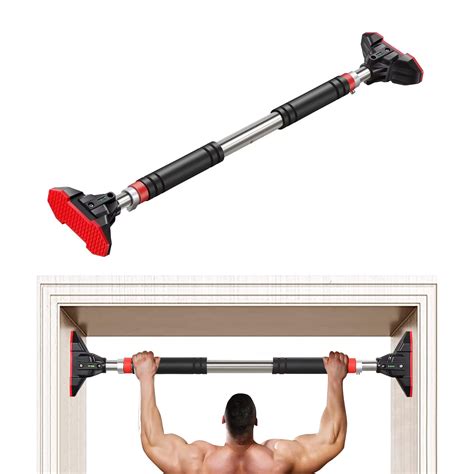 LADER Pull Up Bar for Doorway, Chin Up Bar Upper Body Workout No Screw Installation for Home Gym ...