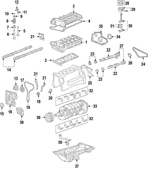 Chevrolet Colorado Engine Valve Cover. 3.5 & 3.7 LITER. 3.7 - 12631008 | GM Parts Wholesale ...