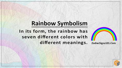 Rainbow Symbolism: Spiritual Guidance it has in our Lives - ZodiacSigns101