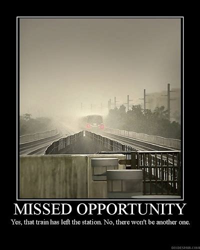 Cutting Through The Crap: Missed Opportunity