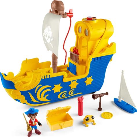 Buy Fisher-Price Santiago of the Seas Pirate Ship Lights & Sounds El ...