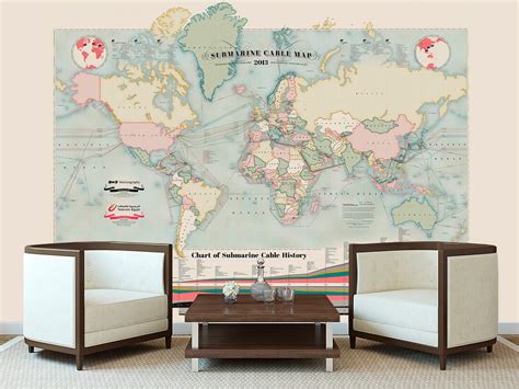 Large World Map Wall Mural. Old World Map Wallpaper Self - Etsy