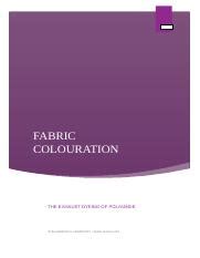 Acid Dye for Nylon.docx - FABRIC COLOURATION THE EXHAUST DYEING OF ...