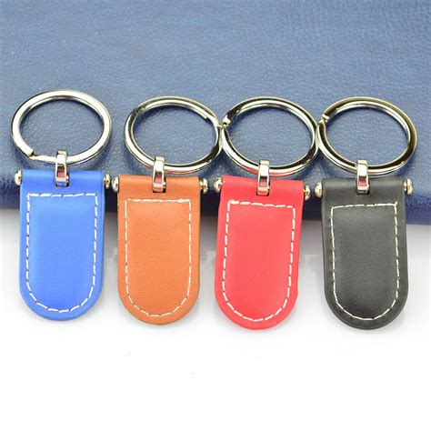 Wholesale Leather Keychain Blanks Custom Leather Keychain