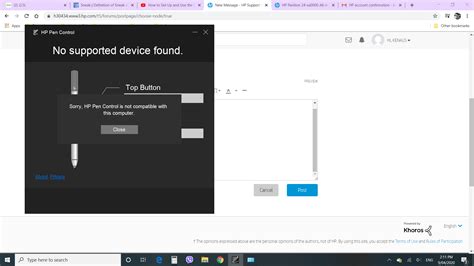 HP Pen does not compatible - HP Support Community - 7543091