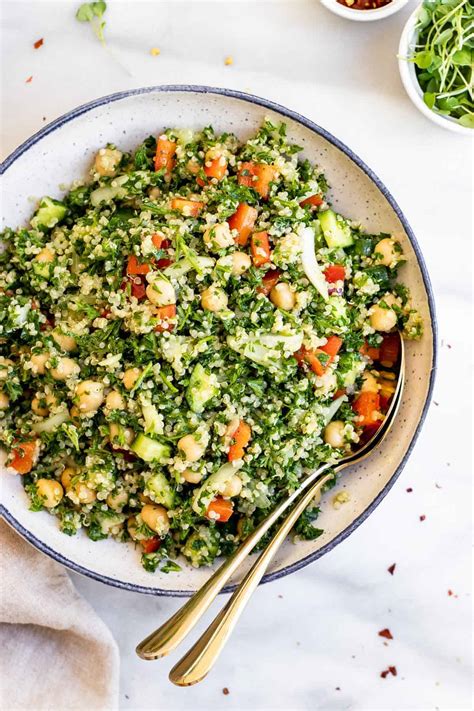 Gluten Free Quinoa Tabbouleh Salad | Eat With Clarity