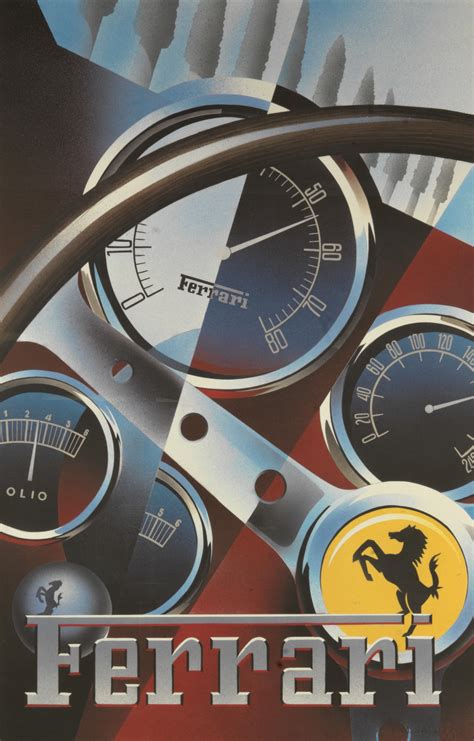 '1962 Ferrari 250 GTO Dashboard' after Emilio Saluzzi, - auctions & price archive