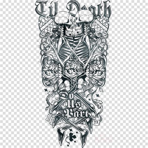 Full Sleeve Tattoo Design Stencils