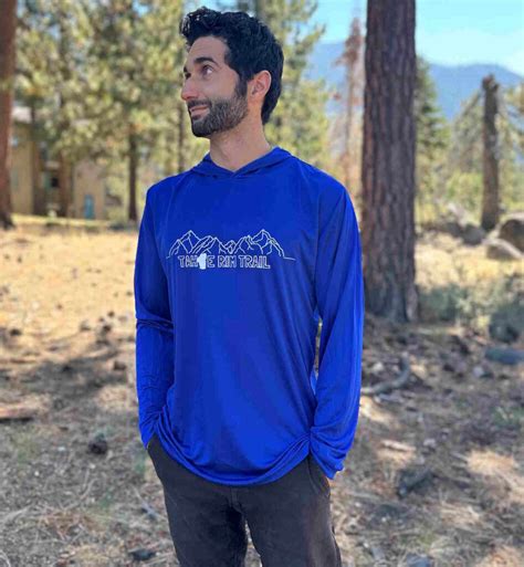 Long-Sleeve Sun Hoodie - Unisex - Tahoe Rim Trail