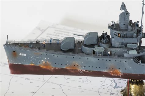 USS Laffey DDG459 Benson Class Destroyer 1942 -- Plastic Model Military Ship Kit -- 1/350 ...