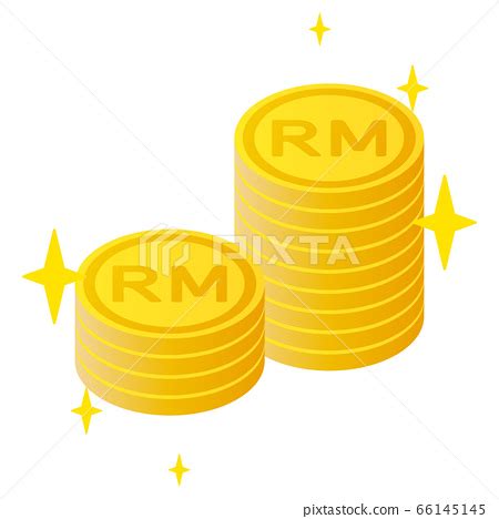 The Malaysian Ringgit currency symbol coins - 스톡일러스트 [66145145] - PIXTA