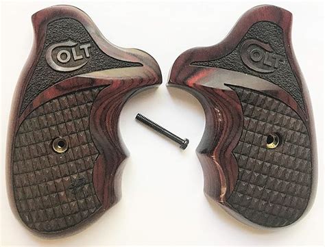 Amazon.com : Colt Cobra 2017 Grips, Colt Cobra 2019 Grips Rosewood ...