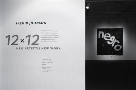 MCA - UBS 12 x 12: New Artists/New Work: Rashid Johnson | Museum of Contemporary Art Chicago