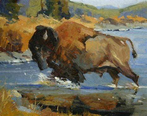 Image result for Buffalo painting | Painting, Buffalo painting, Southwest art