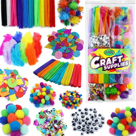 Buy Arts and Crafts Supplies Kit for kids - Boys and Girls age 4 5 6 7 ...