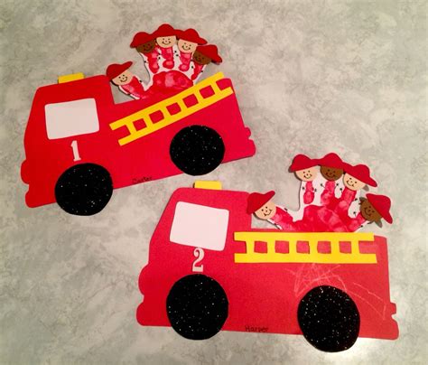 Printable Fire Truck Craft