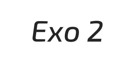 Exo 2 - Font Family (Typeface) Free Download TTF, OTF - Fontmirror.com