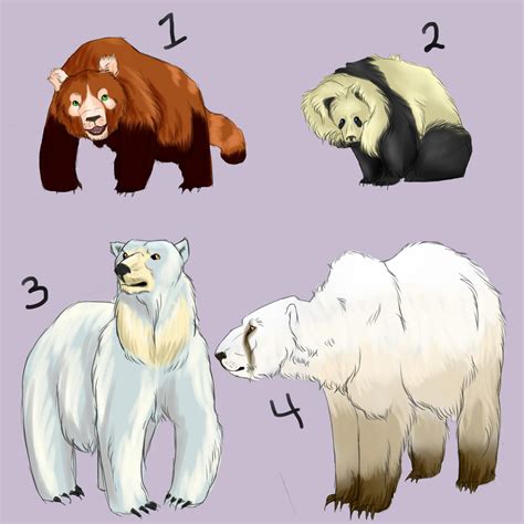 Hybrid Bear Adopts *OPEN* by Thecopperbeast on DeviantArt