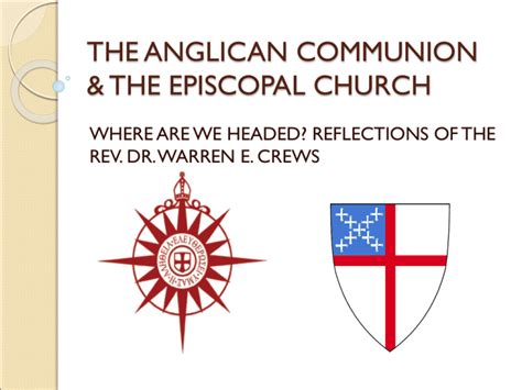 the anglican communion & the episcopal church