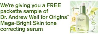 Frugal Mom and Wife: Free Sample of Origins Dr Weil Skin Tone Correcting Serum!