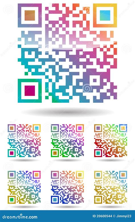 Color Qr Code Stock Images - Image: 20600544