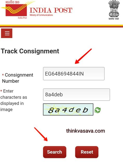 Speed Post Tracking Number Passport - Tanya Tanya