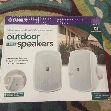 Yamaha all weather outdoor speakers NEW on Mercari | Outdoor speakers ...