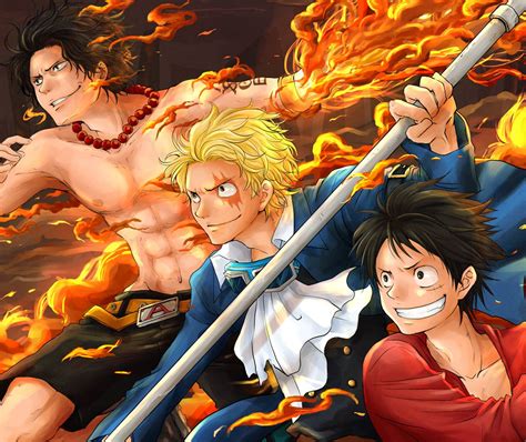 Hình nền Luffy Ace Sabo - Top Những Hình Ảnh Đẹp