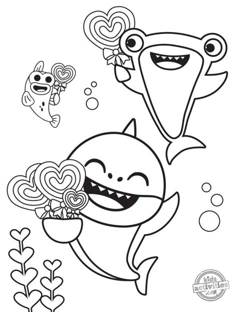 24 Baby Shark Coloring Pages (Free PDF Printables)