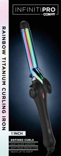 Conair Infiniti Pro Rainbow Titanium Curling Iron, 1 in - Kroger