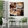 modern canvas painting wall art print pictures for living room 4 Piece canvas art Coffee Kitchen ...
