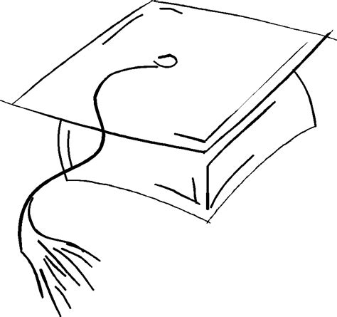 Graduation Cap Drawing