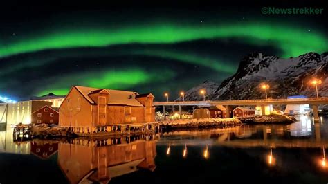 Aurora Borealis: Time-Lapse of the Northern Lights in Svolvær, Lofoten, Norway - YouTube