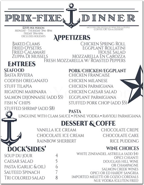 Cole's Dockside Restaurant in Staten Island / Menus & Photos