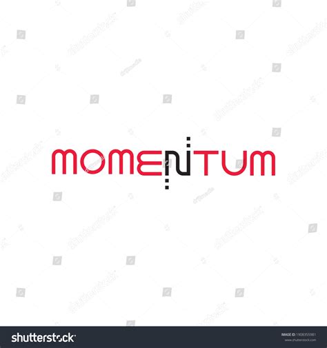 Momentum Letter Logo Design Vector Stock Vector (Royalty Free ...