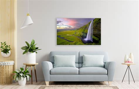 Waterfall Canvas Print Nature Wall Art Landscape Photography Prints Modern Home Decor 3 Piece ...