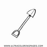 Shovel Coloring Page  Ultra Pages sketch template