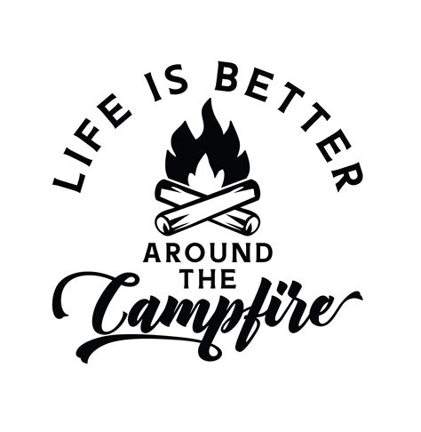 Life Is Better Around The Campfire Decal / RV Decal / Camping | Etsy