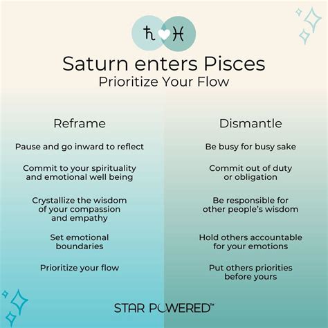 Saturn enters Pisces - Prioritize Your Flow - Star Powered® by Leslie Tagorda