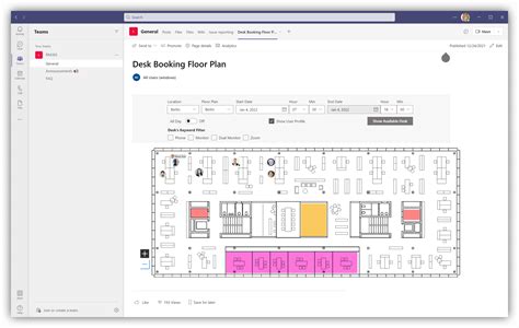 Desk Booking for Microsoft Teams | Room Manager Office 365