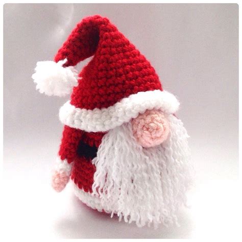 Santa Gonk Christmas Decorations Crochet pattern by Hooked on Patterns ...