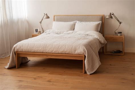 Shetland Bed | Padded Headboard | Natural Bed Company | Wooden bed ...