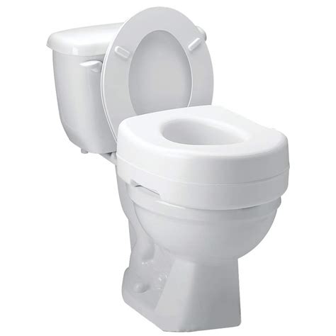 Buy Carex Toilet Seat Riser - Adds 5 Inch of Height to Toilet - Raised Toilet Seat With 300 ...