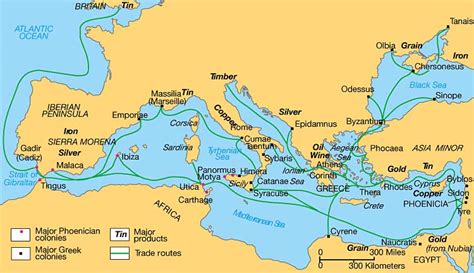 Greek and Phoenician Colonies and Trade