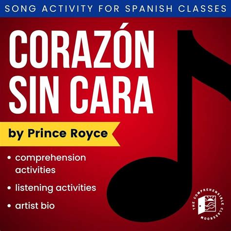 The Comprehensible Classroom | Corazón sin cara by Prince Royce