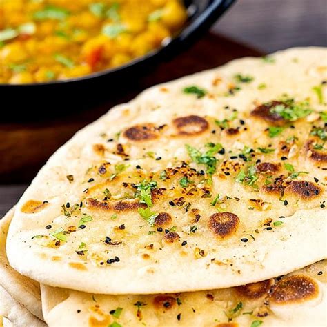 Restaurant Style Garlic Naan - The Belly Rules The Mind