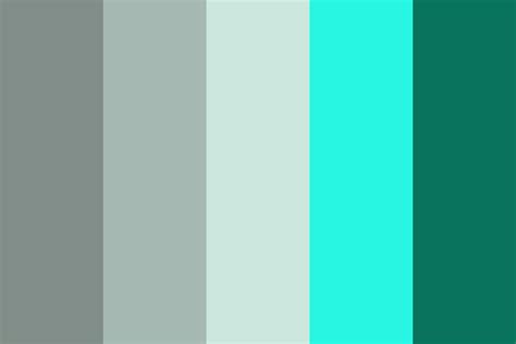 Grey teal Color Palette