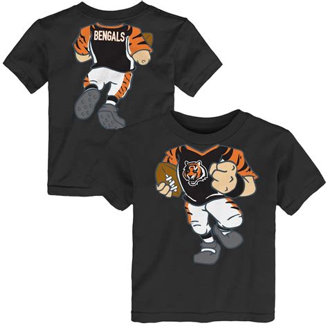 Cincinnati Bengals Black Team Logo Football Dreams T-Shirt